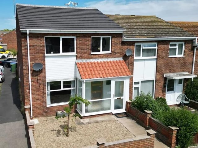 Three-bedroom end terrace house for sale with Hope & Braim, £249,950.