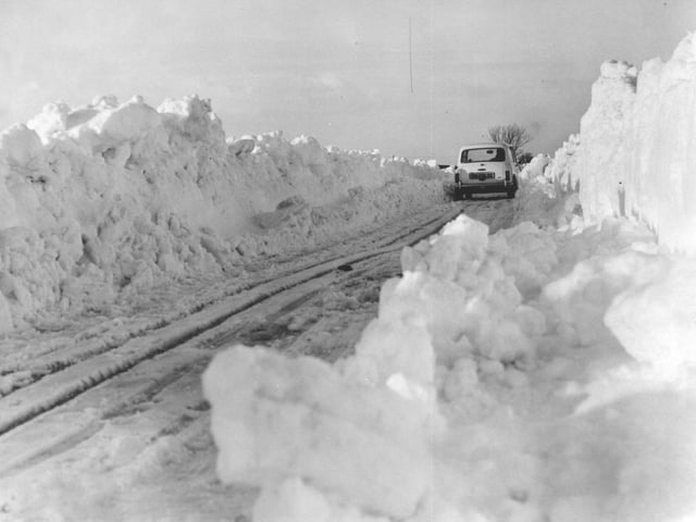 Winter of 1962-3 around Bridlington.