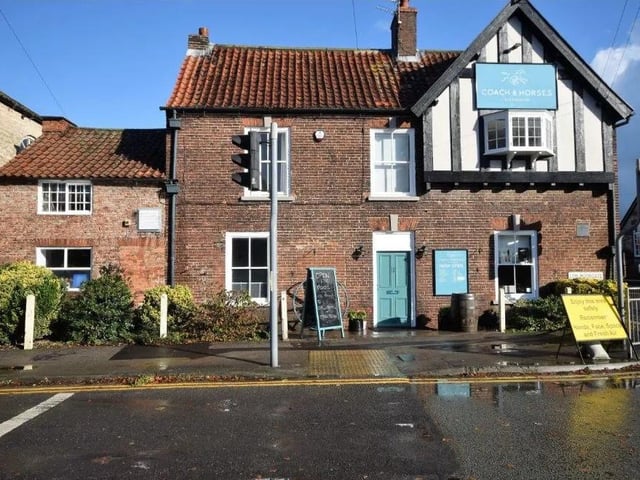 The Coach & Horses, Rillington offers a pub, bar and restaurant with seating for up to 80 covers and a luxury two-bedroom flat. The property is listed for sale with Nationwide Business Sales for offers over £500,000 freehold.