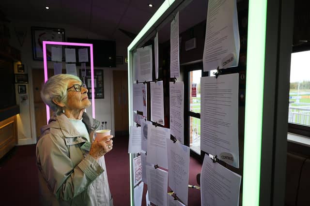 Enjoying the 'Letters to the Future' exhibition. Photo: Richard Ponter