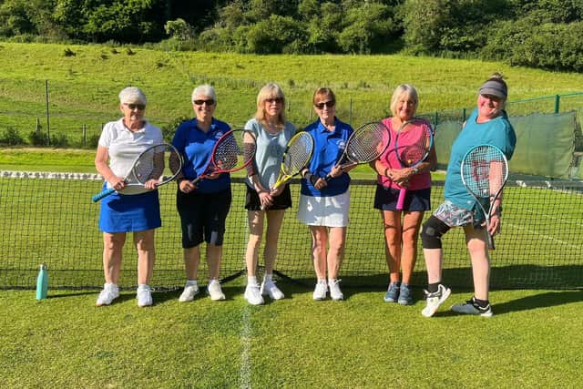 The Hackness & Scarborough Tennis Club Ladies A team won 8-1 at Market Weighton C in division three.