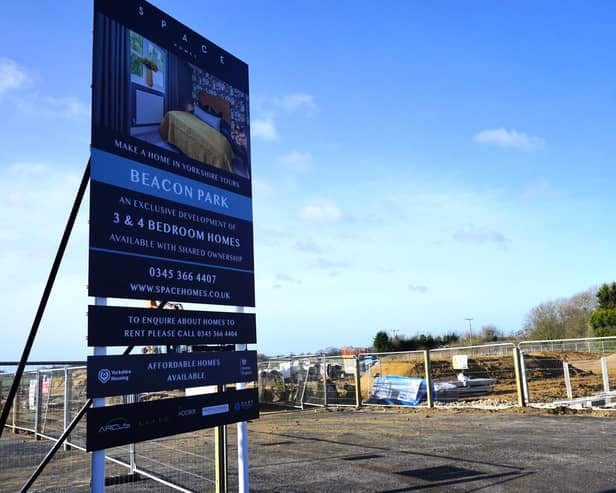 Construction has begun at Beacon Park in Holme on Spalding Moor.  Image submitted by Yorkshire Housing.