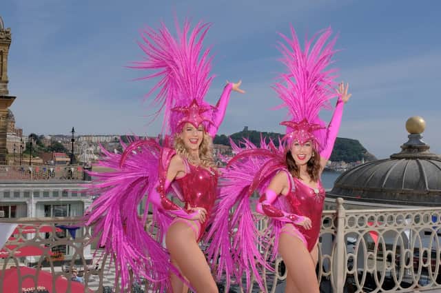 Lauren Lucas and Shauna Olley are two members of the cast of Razzle Dazzle at Scarborough Spa each Tuesday, Wednesday and Saturday until Saturday September 3