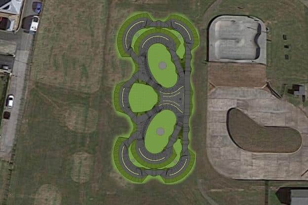 The koala at Whitby Bike Park, Archery Green.