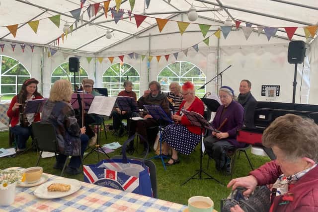 Hawsker Village Band will play at a lunchtime concert at St John's Church, Whitby