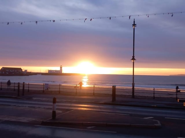 Another snap of the sea in Scarborough.