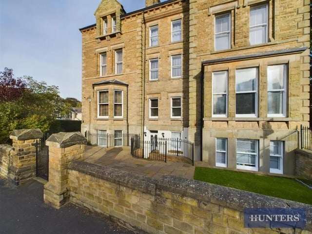 This two bedroom and two bathroom flat is for sale with Hunters with a guide price of £135,000.