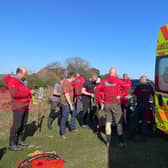 SMRT were called to assist a patient with a lower leg injury on Tuesday