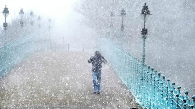 Snow and ice warning update means Scarborough and Whitby could be blanketed in snow tomorrow. Photo: Richard Ponter