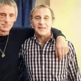Steve Ellis with good friend and music legend Paul Weller.