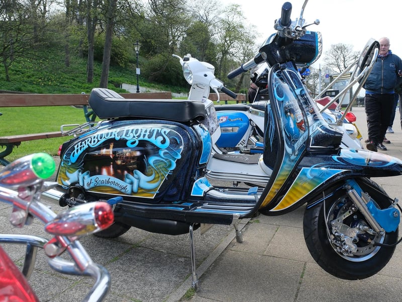 Special Scarborough Lights Scooter taking centre stage.