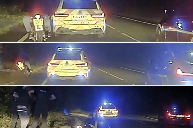 The motorcycle was reported as stolen from Foreshore Road in Scarborough at 11.09pm on Wednesday (July 23).