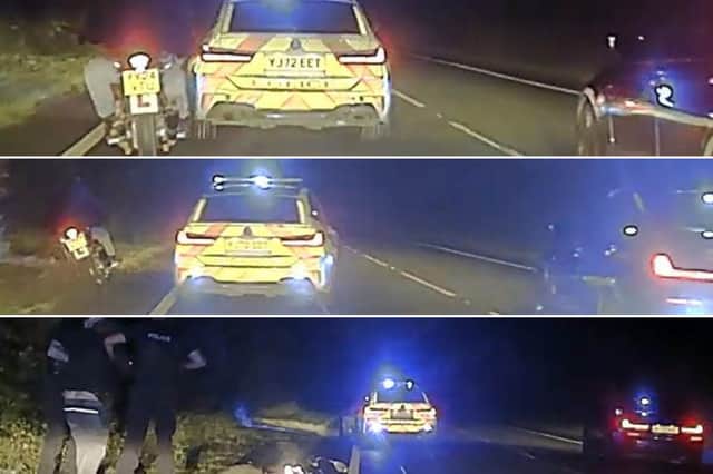 The motorcycle was reported as stolen from Foreshore Road in Scarborough at 11.09pm on Wednesday (July 23).
