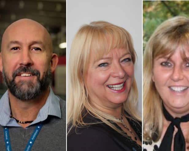Apprenticeship Awards judges (L-R): Adrian O'Neill, Jan Richardson-Wilde and Jill Coyle