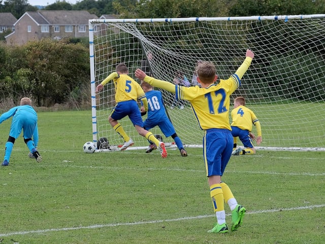 A close call for Seamer Under-12s