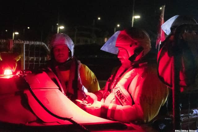 Bridlington RNLI were tasked to search for a missing person in the early hours of this morning (August 22). Photo: RNLI/ Mike Milner.