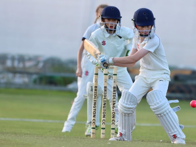 A batter goes on the attack.