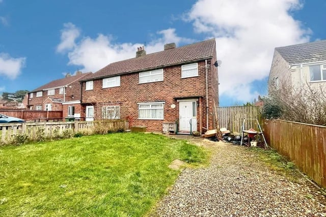 This three bedroom semi-detached house is for sale by auction with Auction House North East with a guide price of £90,000.