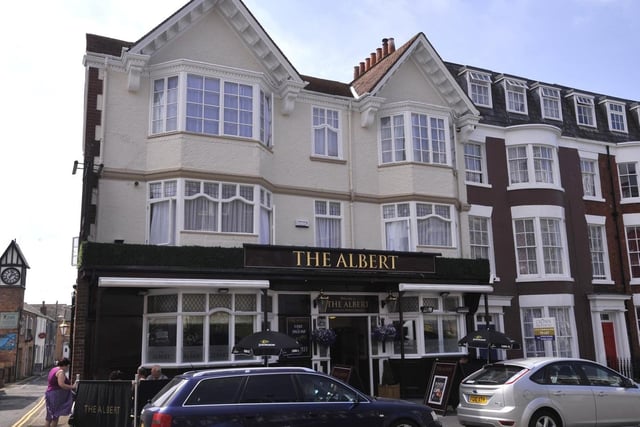The Albert, located on North Marine Drive, has a beer garden at the rear of the pub with plenty of seating.