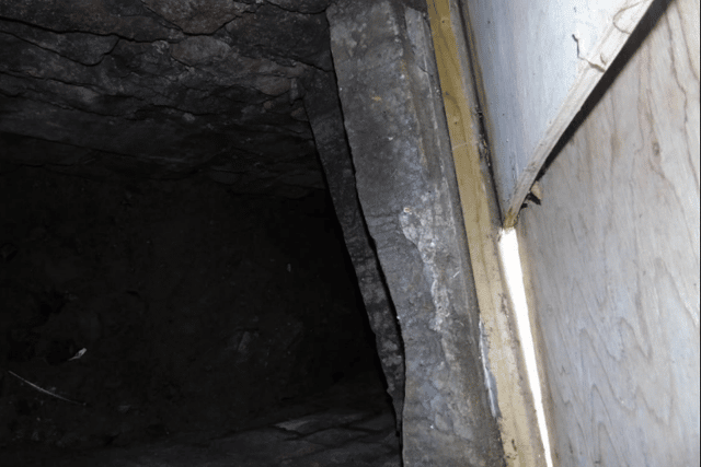Void beneath the Museum Terrace steps. SCC Ltd