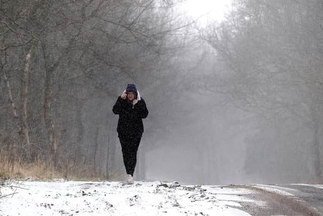 No more snow is currently expected.