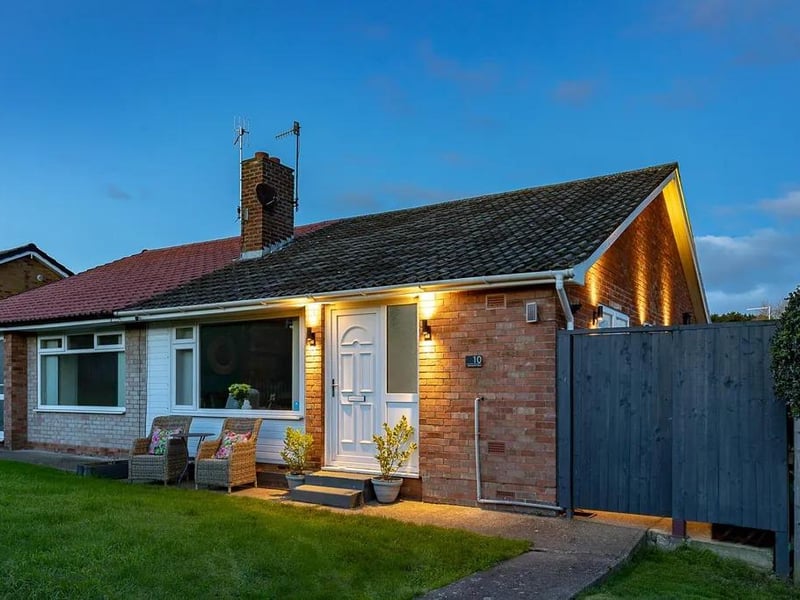 This two bedroom and one bathroom semi-detached bungalow is for sale with Strike with a guide price of £195,000