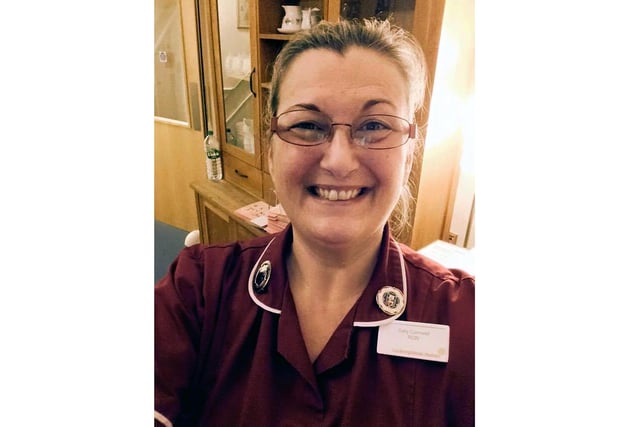 Sal, whose family said they are 'very proud' of her, has returned to the profession after taking a year's break to run a pub. She now works at a care home with coronavirus patients and isolates herself when she is not working.