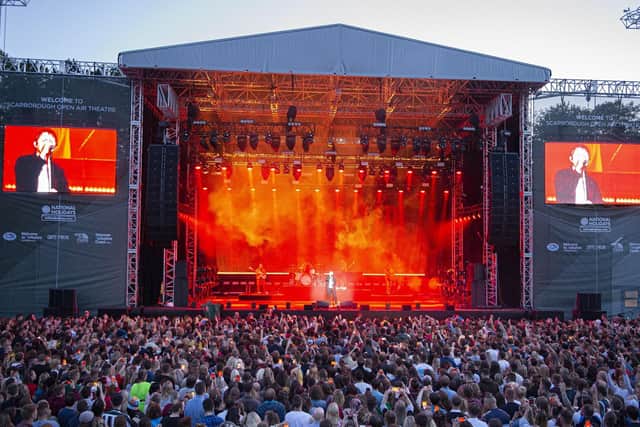 Lewis Capaldi, who previously performed in Scarborough in 2019, pictured, caused outrage when he cancelled this year's concert. (Photo: Cuffe & Taylor)