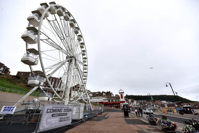 The observation wheel when it first arrived in 2019