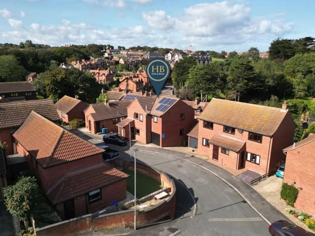 This four bedroom and two bathroom detached home is for sale with Hope & Braim Estate Agents with a guide price of £329,995.