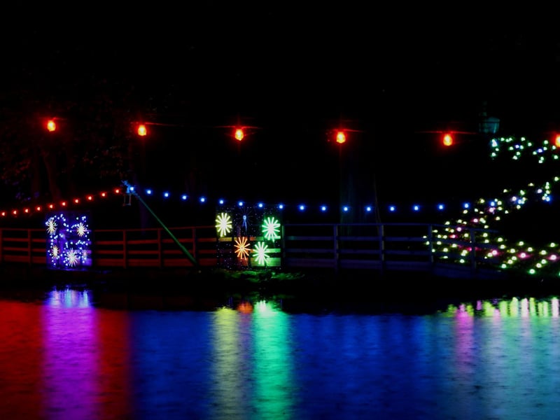 Visitors were treated to the largest range of illuminated lanterns ever seen on the Yorkshire coast, with magical reflections created in the water.