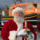 Father Christmas at Bridlington RNLI. Photo: RNLI/Mike Milner.