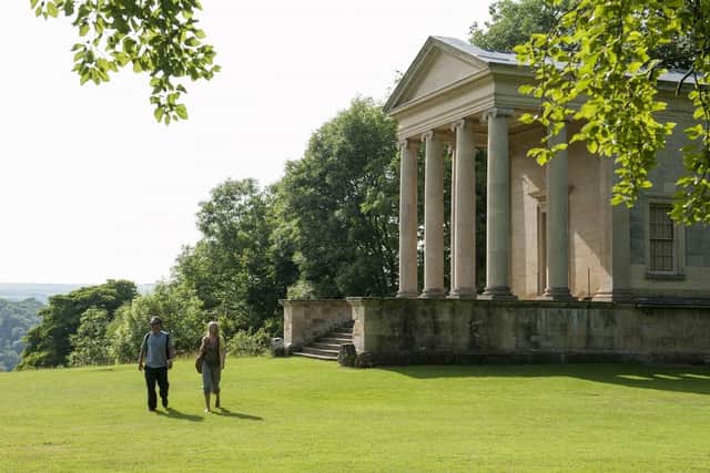 In spring the bank between the temples is awash with wild flowers, in summer the lawns are the perfect spot for picnics, while in autumn the beech woods are a mass of rich hues. (Pic: ©National Trust Images/Paul Harris)