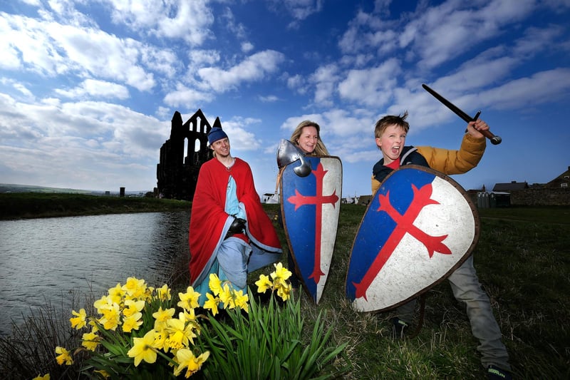 The Normans come to Whitby Abbey and visitors take a step back in time.
