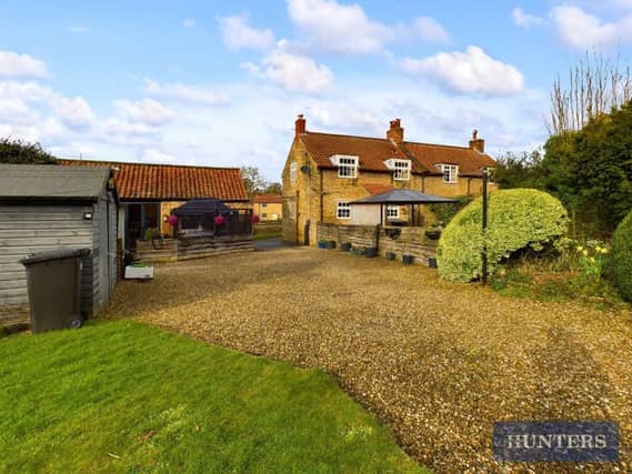The Ruston cottage has extensive outdoor space with gardens, along with the holiday cottage.