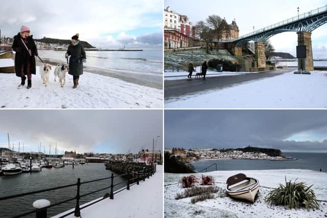 Check out our images of snowy Scarborough below!