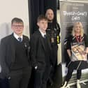 Author Christina Gabbitas, visited George Pindar School in Scarborough to talk about the dangers of county lines.