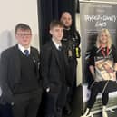 Author Christina Gabbitas, visited George Pindar School in Scarborough to talk about the dangers of county lines.
