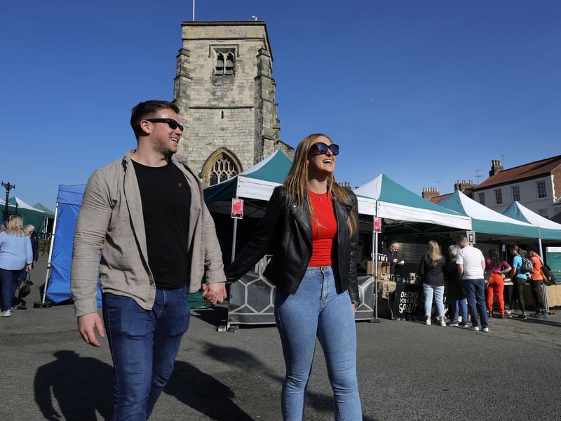 The first monthly market of the year got off to a great start.