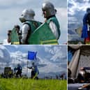 Knights have taken over Scarborough Castle as battle commenced this week!