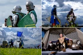 Knights have taken over Scarborough Castle as battle commenced this week!