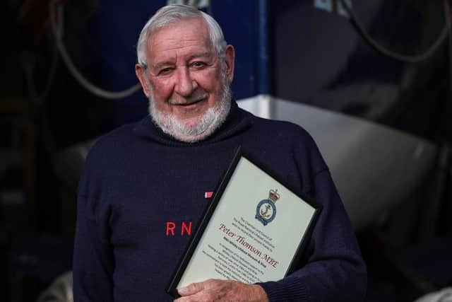 Former Whitby lifeboat coxswain Pete Thomson.