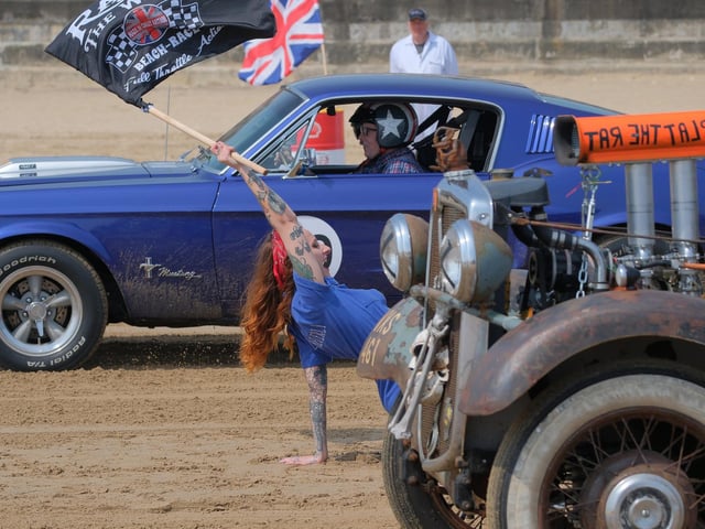 Bridlington Race the Waves - and they're off! picture: Richard Ponter
