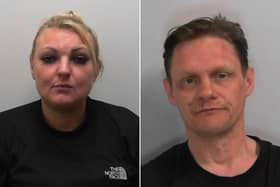 Sadie Metcalfe (Left) and Barry McGrath (Right) were both jailed following an incident in Scarborough town centre last week.
