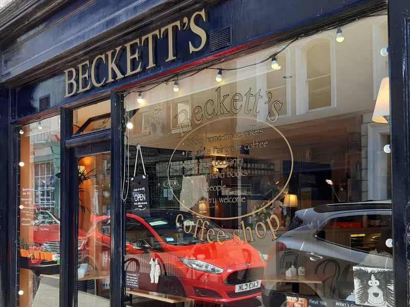 Beckett's coffee shop, Skinner Street.