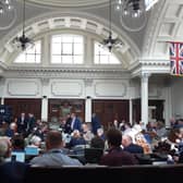 The first North Yorkshire Council full council meeting.