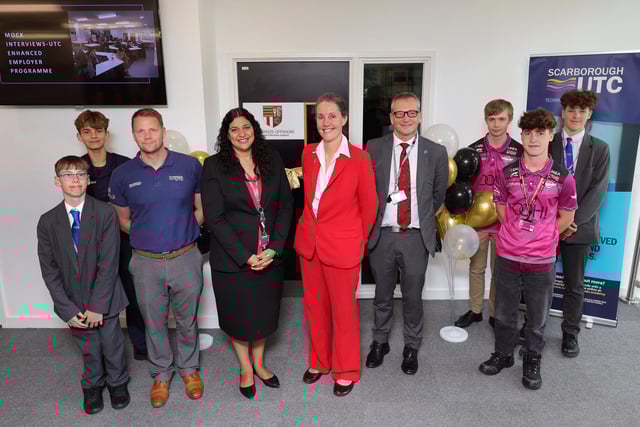 The opening of URC's new engineering principles room. Photo: Richard Ponter