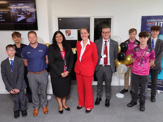 The opening of URC's new engineering principles room. Photo: Richard Ponter