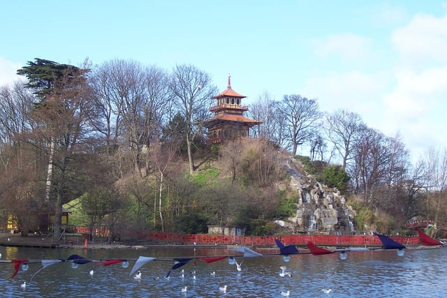 Peasholm Park at North Bay, Scarborough has been designed in a natural glen with a stream running through so you’ll find plenty of walks, waterfalls, ponds and gardens. There are lots of rare and unusual trees and flowers and wild geese, swans, ducks and squirrels to spot. Take a wander around the tranquil lake and cross the bridge to the island and the pagoda. It is also worth keeping an eye out for the squirrel and the dragon carvings. Free access to gardens.