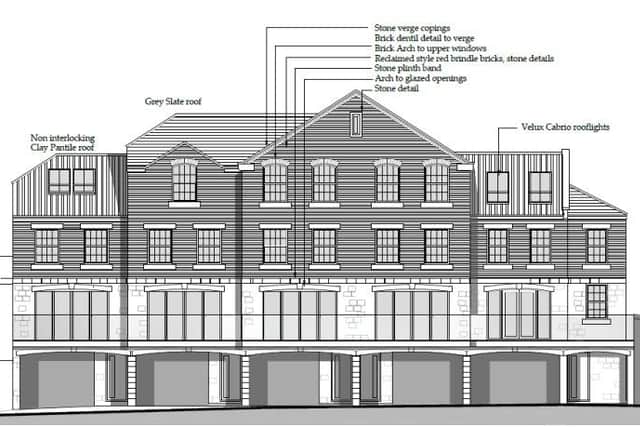 Whitby withdrawn housing plan. Courtesy of applicant